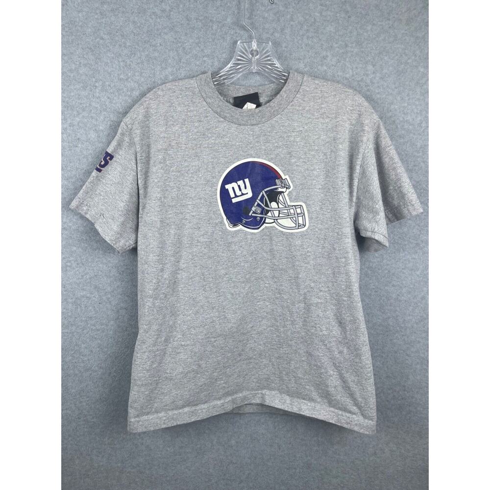 VTG Reebok New York Giants Shirt Youth XL Gray 10 Duffy NFL Football